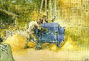 Carl Larsson kastningen France oil painting artist